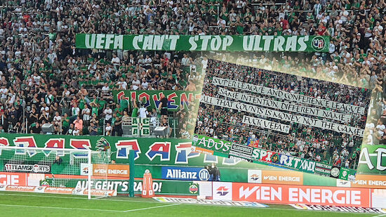 Rapid Ultras Protest Gegen Uefa In Cl Quali Gegen Sparta Prag Fussball Champions League
