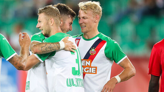 Wieder Elferstreit Bei Rapid Grull Schnappt Knasmullner Ball Weg Fussball Ofb Cup