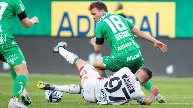 Rapid gibt 2:0-Vorsprung gegen den WAC aus der Hand