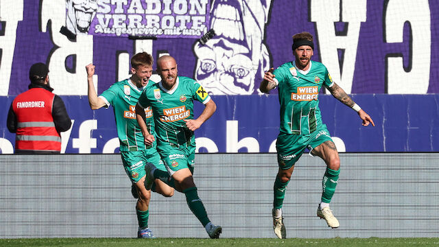 Rapid lässt die violetten Meister-Träume platzen
