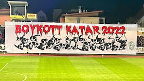 Rapid-Fans fordern Boykott der WM in Katar