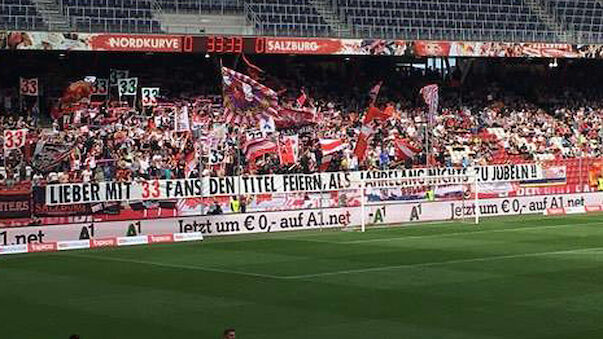 Salzburg-Fans antworten Rapid