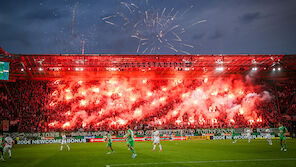 Störend? Top? Feuer-Show der Rapid-Ultras trennt Meinungen