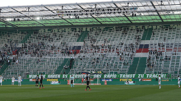 Boykott! Rapid-Fanblock blieb leer