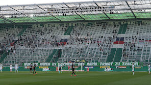 Boykott! Rapid-Fanblock blieb leer