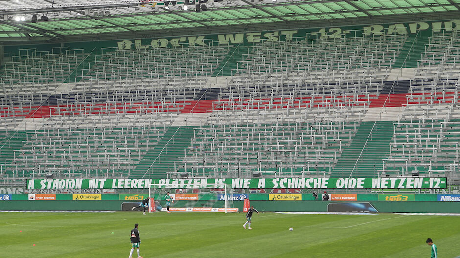 Banner Skandal Bundesliga Leitet Verfahren Gegen Rapid Ein Fussball