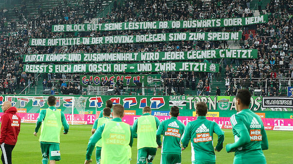 Bei Rapid-Fans kippt nach 1:1 die Stimmung