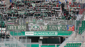 Rapid-Proteste gegen Bundesliga