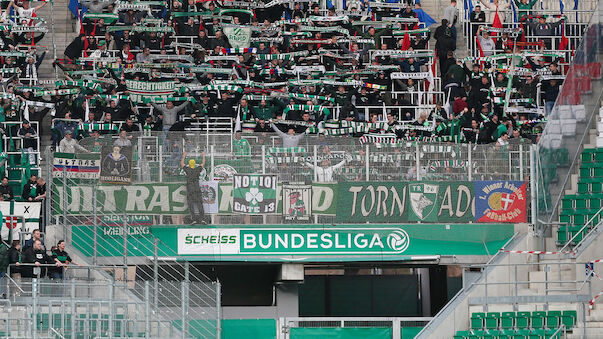 Rapid-Proteste gegen Bundesliga