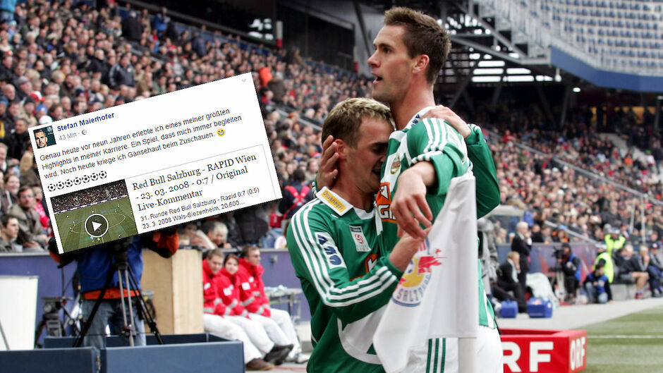 Stefan Maierhofer Feiert Jahrestag Von 7 0 Gegen Salzburg Laola1 At