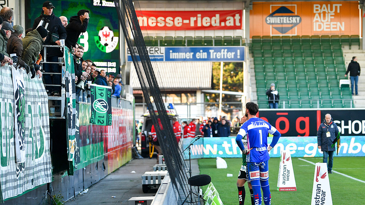 Fan-Unmut nach Rieds Heimpleite gegen WSG Tirol