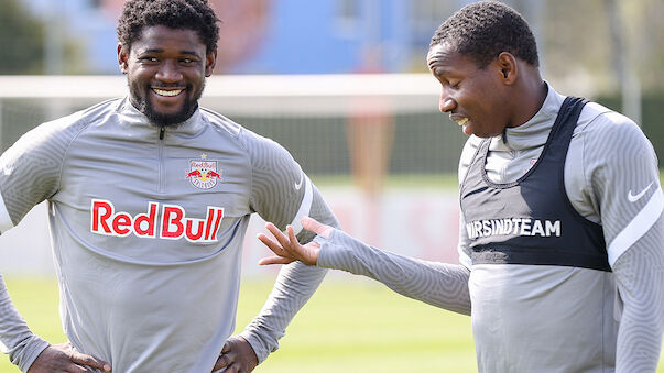 Koita und Camara im Training 