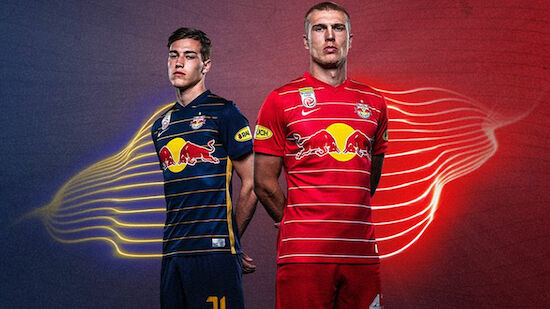 Red Bull Salzburg Verleiht Sich Mit Trikots Neuen Look Fussball Bundesliga