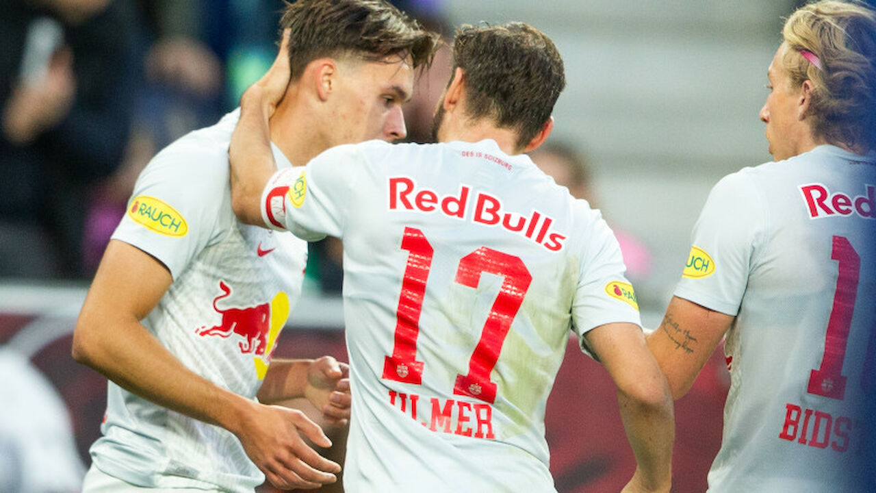 Bundesliga Souverän aufspielende Salzburger beenden Minikrise