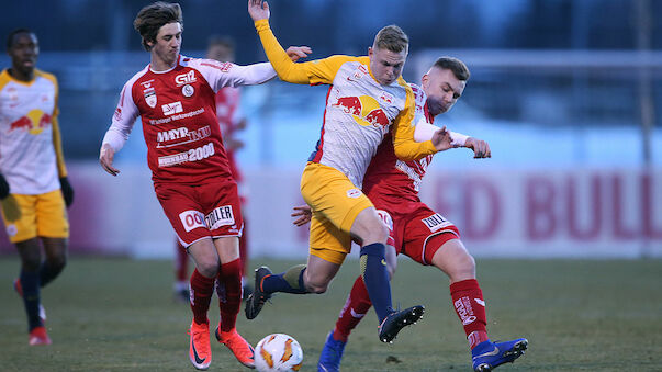 Viel Mühe für Salzburg gegen Vorwärts Steyr