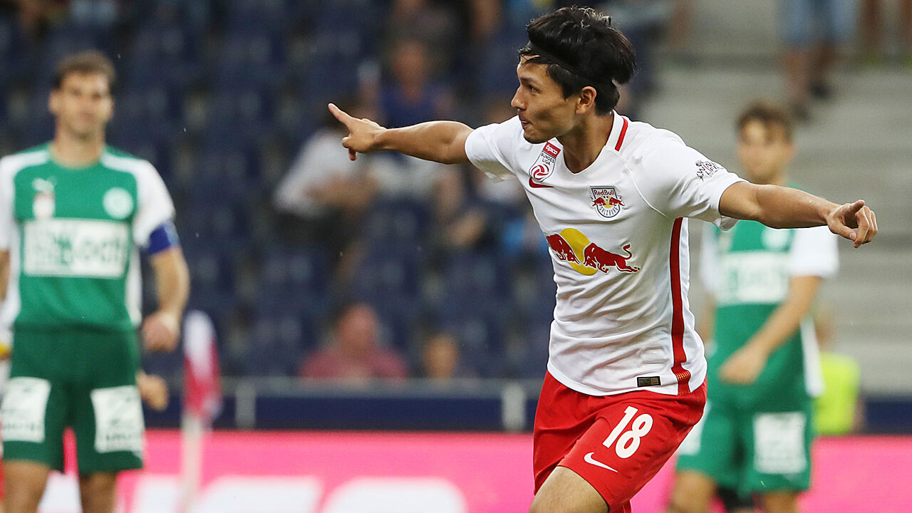 Salzburger BElf besiegt Mattersburg Fussball Bundesliga