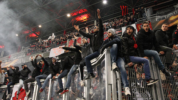 Nizza-Fans machen Party in der RB-Arena