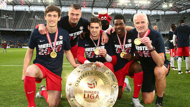 Salzburg-Keeper vor dem Absprung