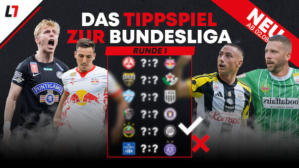Jetzt mitmachen beim Bundesliga-Tippspiel von LAOLA1!