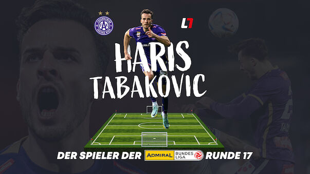Haris Tabakovic ist euer MVP der 17. Bundesliga-Runde