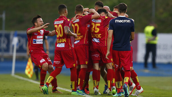 St. Pölten gewinnt Relegations-Hinspiel mit 2:0