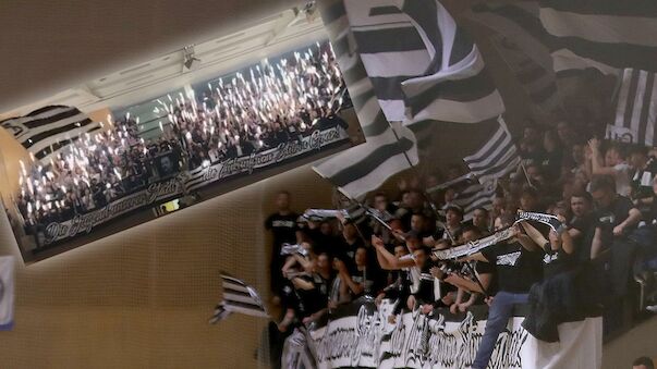 Sturm-Fans feuern ihren Nachwuchs an