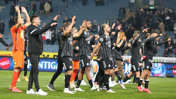 Große Zufriedenheit bei Sturm Graz