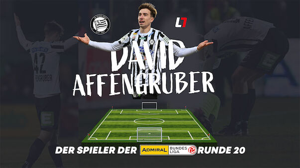 David Affengruber ist euer MVP der 20. Bundesliga-Runde