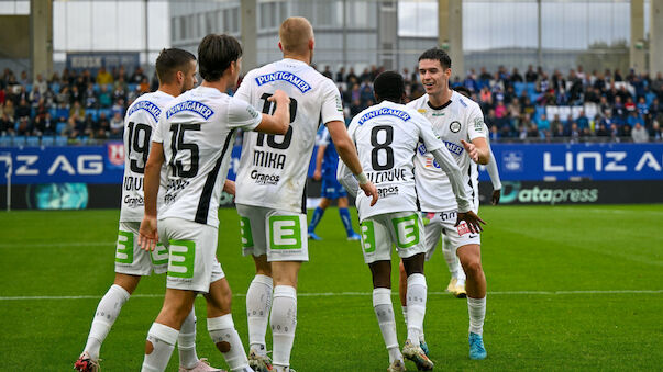 Tabellenführer! Sturm Graz bezwingt Blau-Weiß Linz knapp