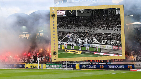 Sturm-Fans mit kritischem Transparent gegen Foda