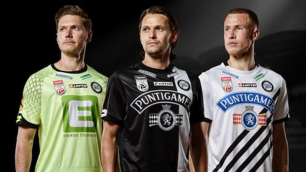 Sturm Graz präsentiert neue Trikots für 2020/21