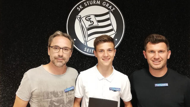 Sturm Graz bindet acht Jungprofis an sich