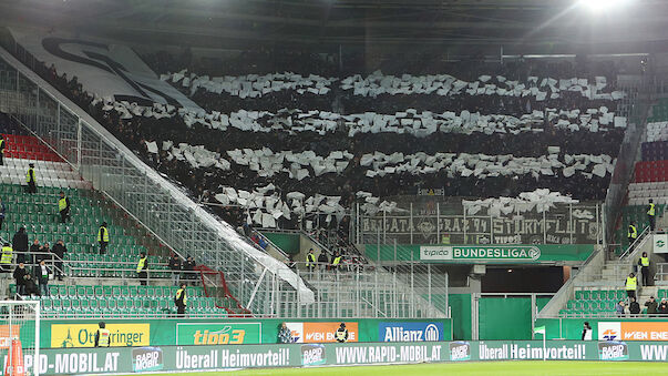 Sturm-Fans unterstützen Rapid: 