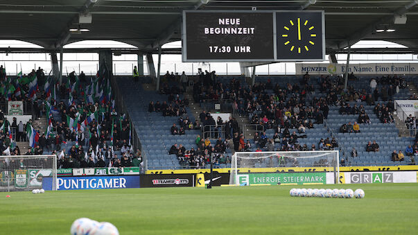 Sturm-Rapid beginnt mit einer leichten Verspätung