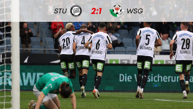 Sturm Graz gewinnt Eckball-Festspiele gegen WSG Tirol