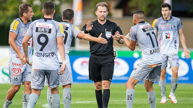 VIDEO: WAC hadert gegen Hartberg mit dem VAR