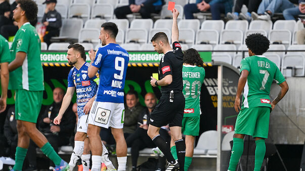 Drei Rote Karten und zwei Nachspielzeit-Tore in Innsbruck 