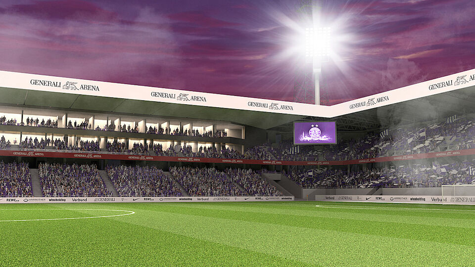 Austria Wien: Die neue Generali Arena - Fussball - Bundesliga