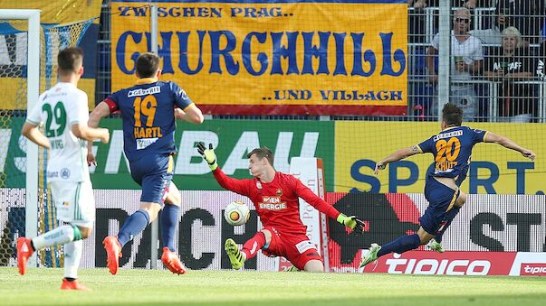 Rapid trotz Elfer-Chaos nur mit 1:1 in St. Pölten