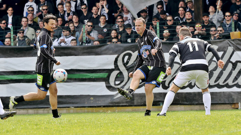 Sturm Legenden Spiel für Gruabn Diashow