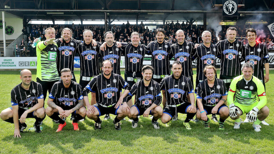Sturm Legenden Spiel für Gruabn Diashow