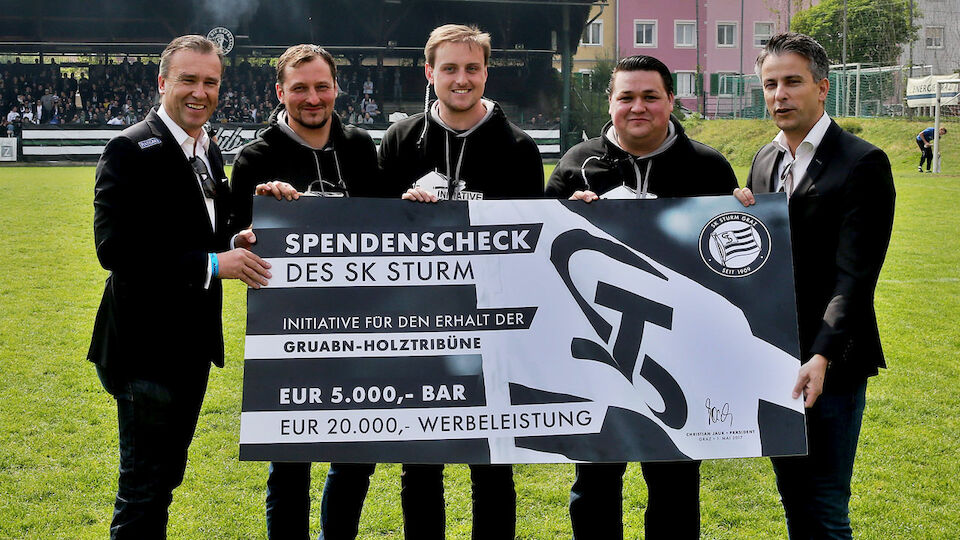 Sturm Legenden Spiel für Gruabn Diashow
