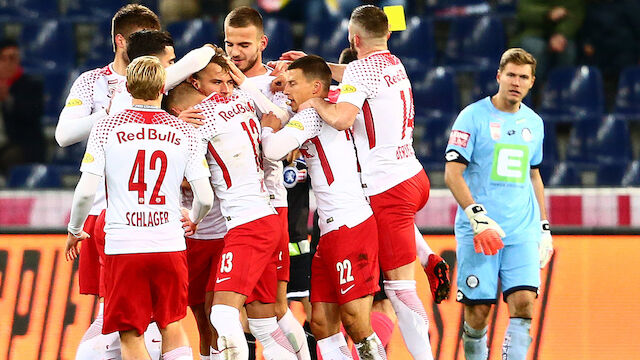 Spitzenspiel: RB Salzburg überrollt zehn Grazer