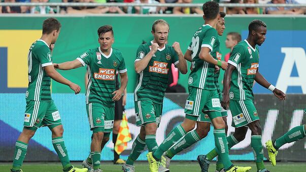 Test: Rapid Wien feiert Kantersieg