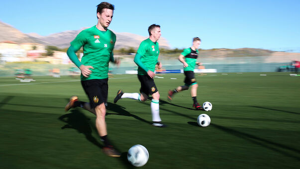 Rapid schwitzt im Trainingslager in Spanien