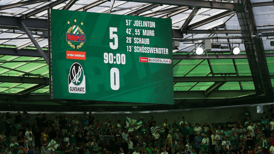 Diashow: Seuchensaison 2016/17 des SK Rapid in Bildern