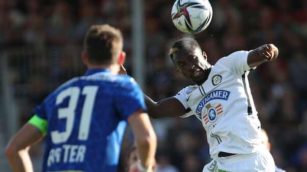 Hartberg gewinnt Steirer-Derby gegen Sturm