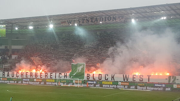 Pyrotechnik: Rapid-Ultras kritisieren Politiker