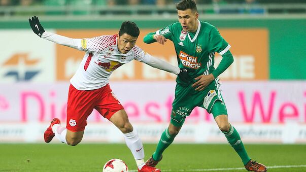 RB Salzburg dreht Schlager bei Rapid in Wien