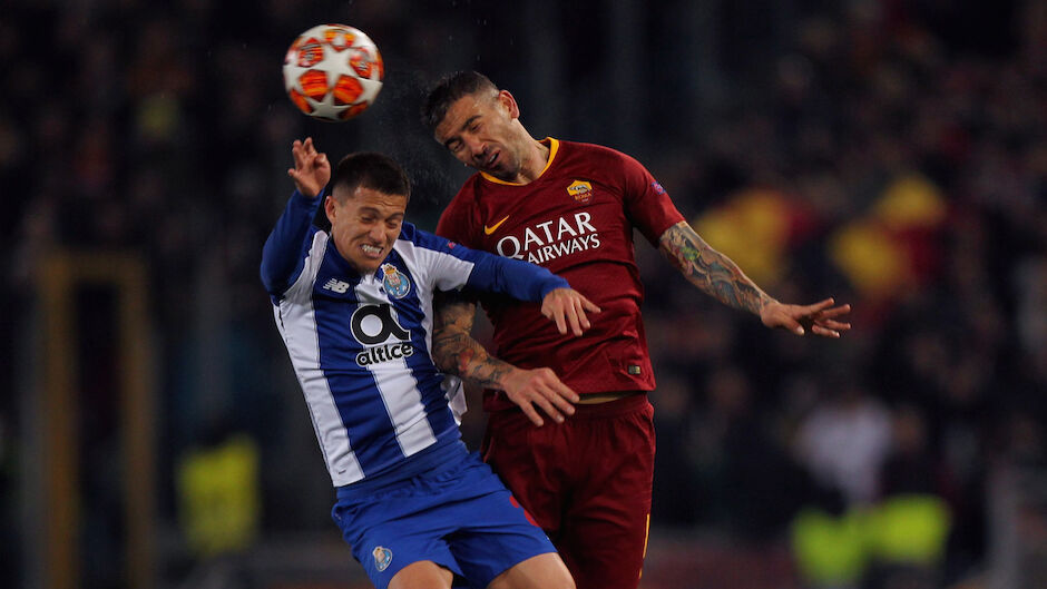 Cl Zaniolo Schiesst Roma Zu Hinspiel Sieg Gegen Porto Fussball Champions League